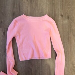 Pink long sleeve, fitted